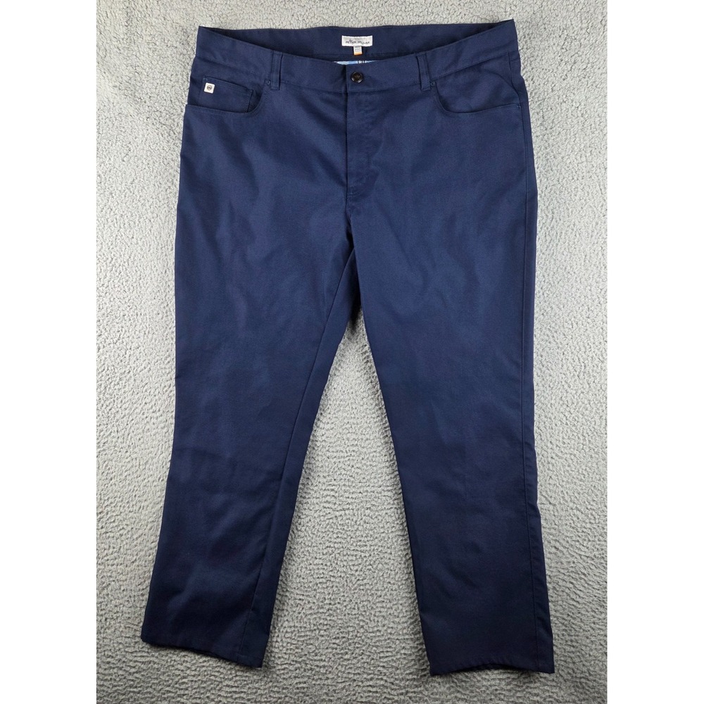 Peter Millar Pants Mens 40x32 (40x29) Blue EB66 Performance 5 Pocket‎ Golf